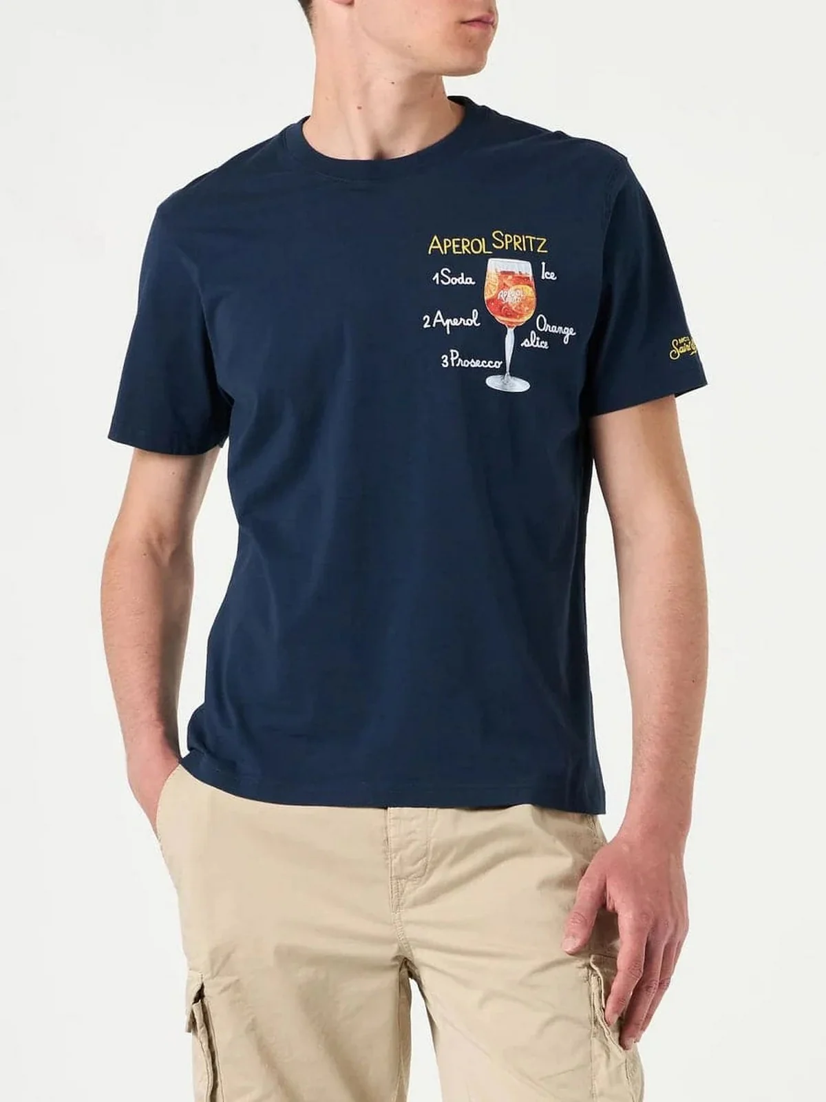 MC2 SAINT BARTH T-shirt Uomo  PORTOFINO 04382L SPRITZ 61 EMB - Image 2