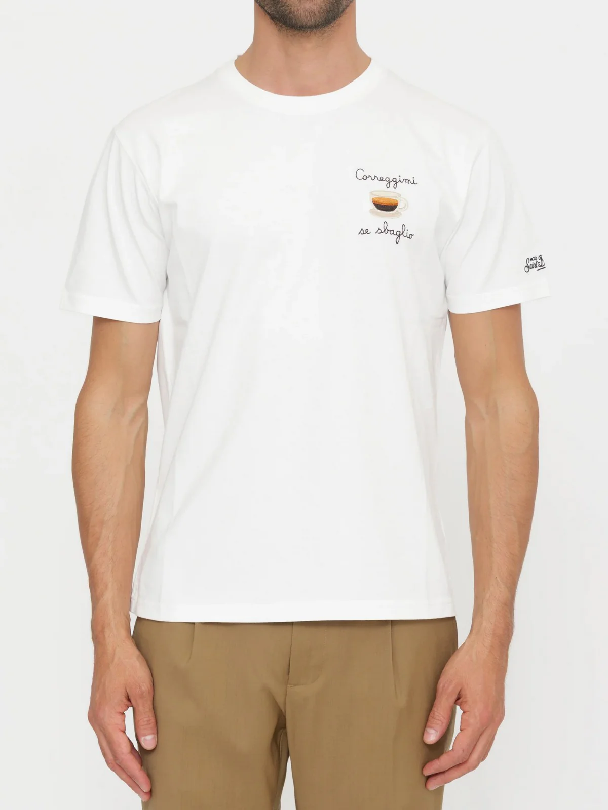 MC2 SAINT BARTH T-shirt Uomo  PORTOFINO 04452L CORREGGIMI SBAGLIO 10 EMB - Image 2