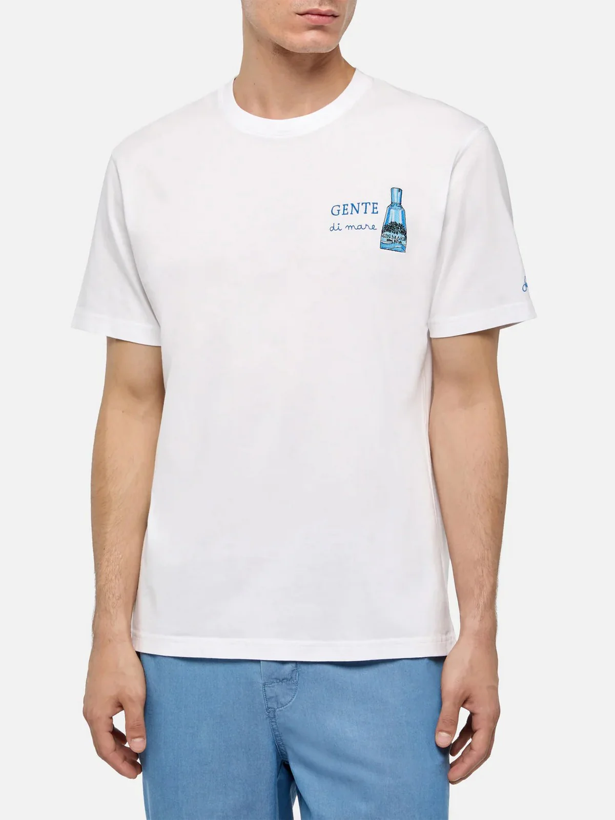 MC2 SAINT BARTH T-shirt Uomo PORTOFINO 04456L GIN GENTE 01N EMB - Image 2