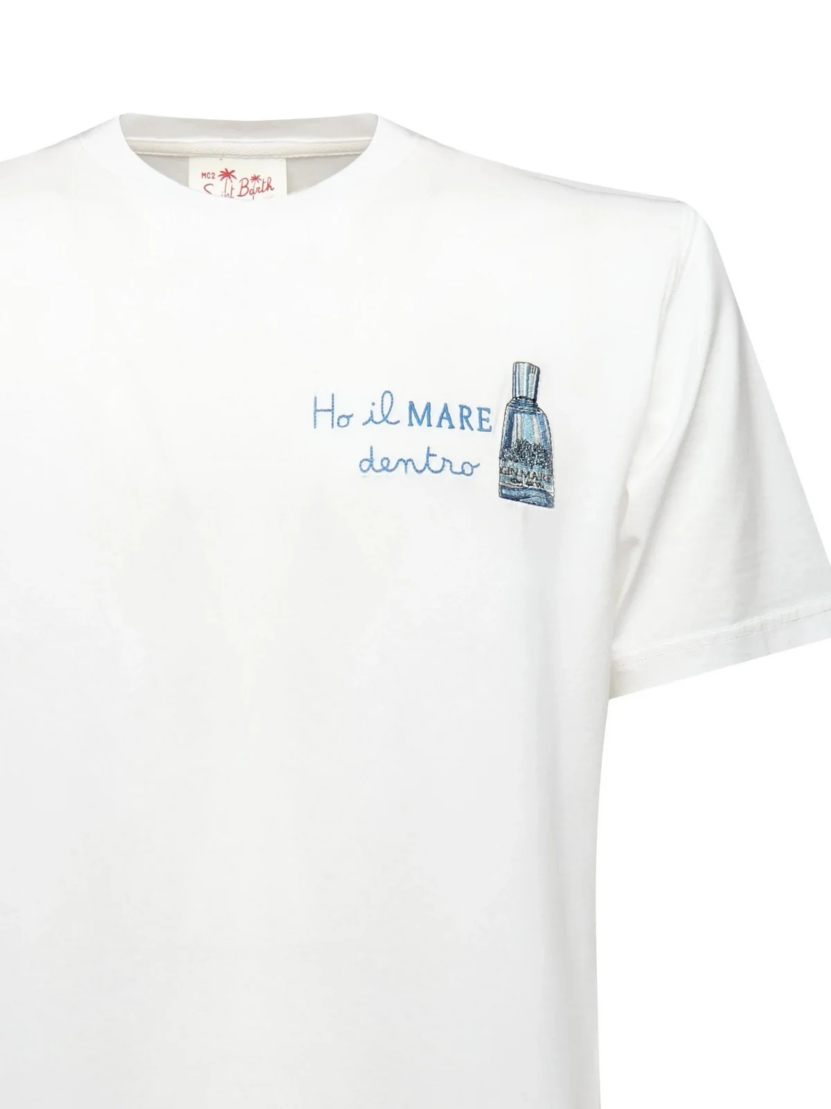 MC2 SAINT BARTH T-shirt Uomo  PORTOFINO 04457L GIN MARE DENTRO 01N EMB - Image 2