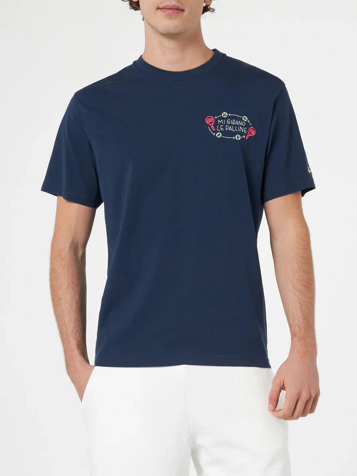 MC2 SAINT BARTH T-shirt Uomo  PORTOFINO 05040H Blu - Image 2