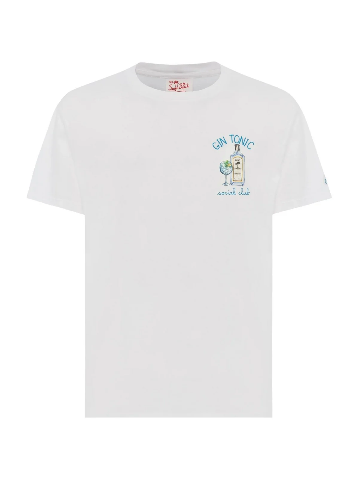MC2 SAINT BARTH T-shirt Uomo  PORTOFINO 07962L SOCIAL GIN 01N EMB - Image 6