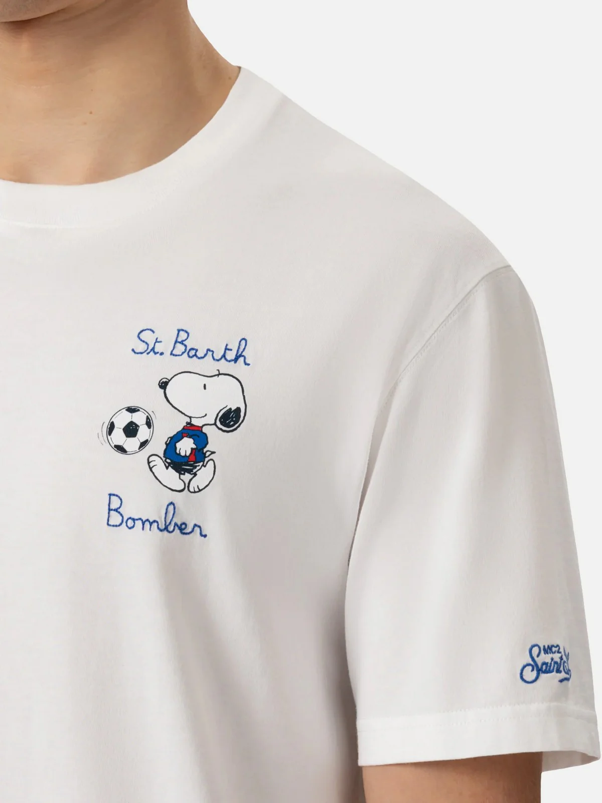 MC2 SAINT BARTH T-shirt Uomo  TSHIRT MAN 02568H Bianco - Image 4