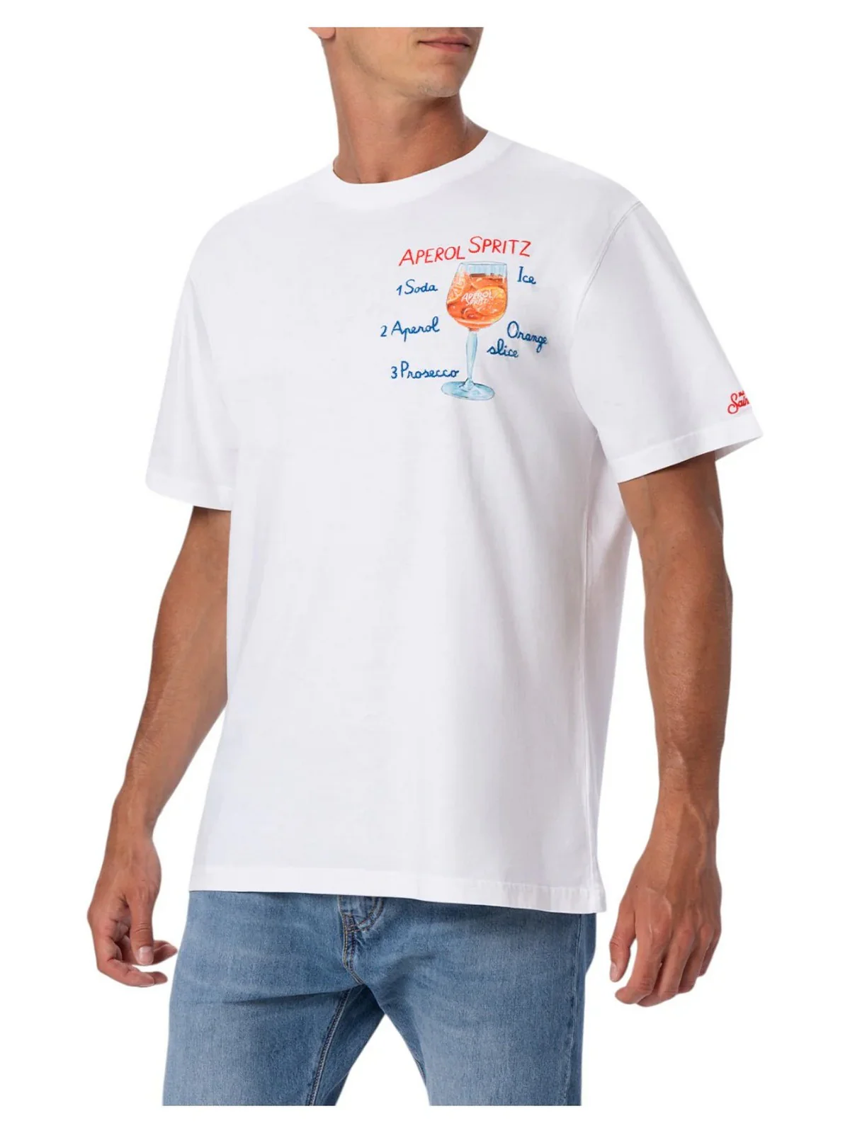 MC2 SAINT BARTH T-shirt Uomo TSHIRT MAN 02701H SPRITZ 01N EMB - Image 2