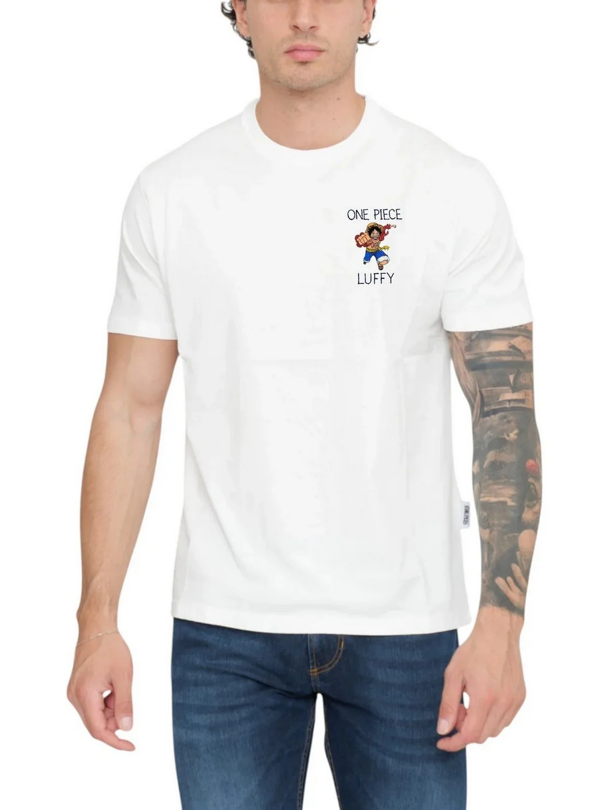 MC2 SAINT BARTH T-shirt Uomo  TSHIRT MAN 04478H ONE PIECE LUFFY 01N EMB - Image 2