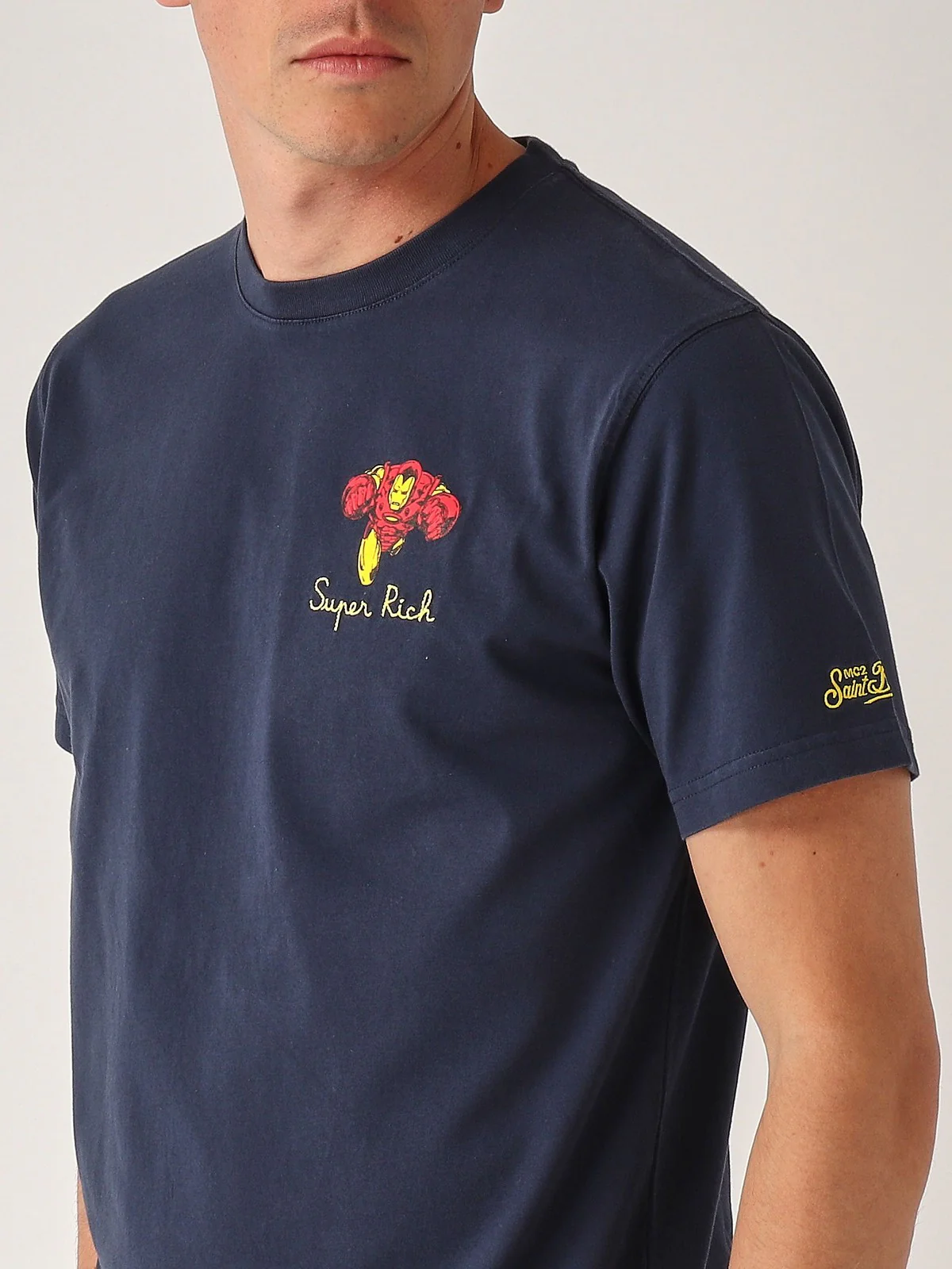 MC2 SAINT BARTH T-shirt Uomo  TSHIRT MAN 04965H IRON MAN FERRO 61 EMB - Image 3