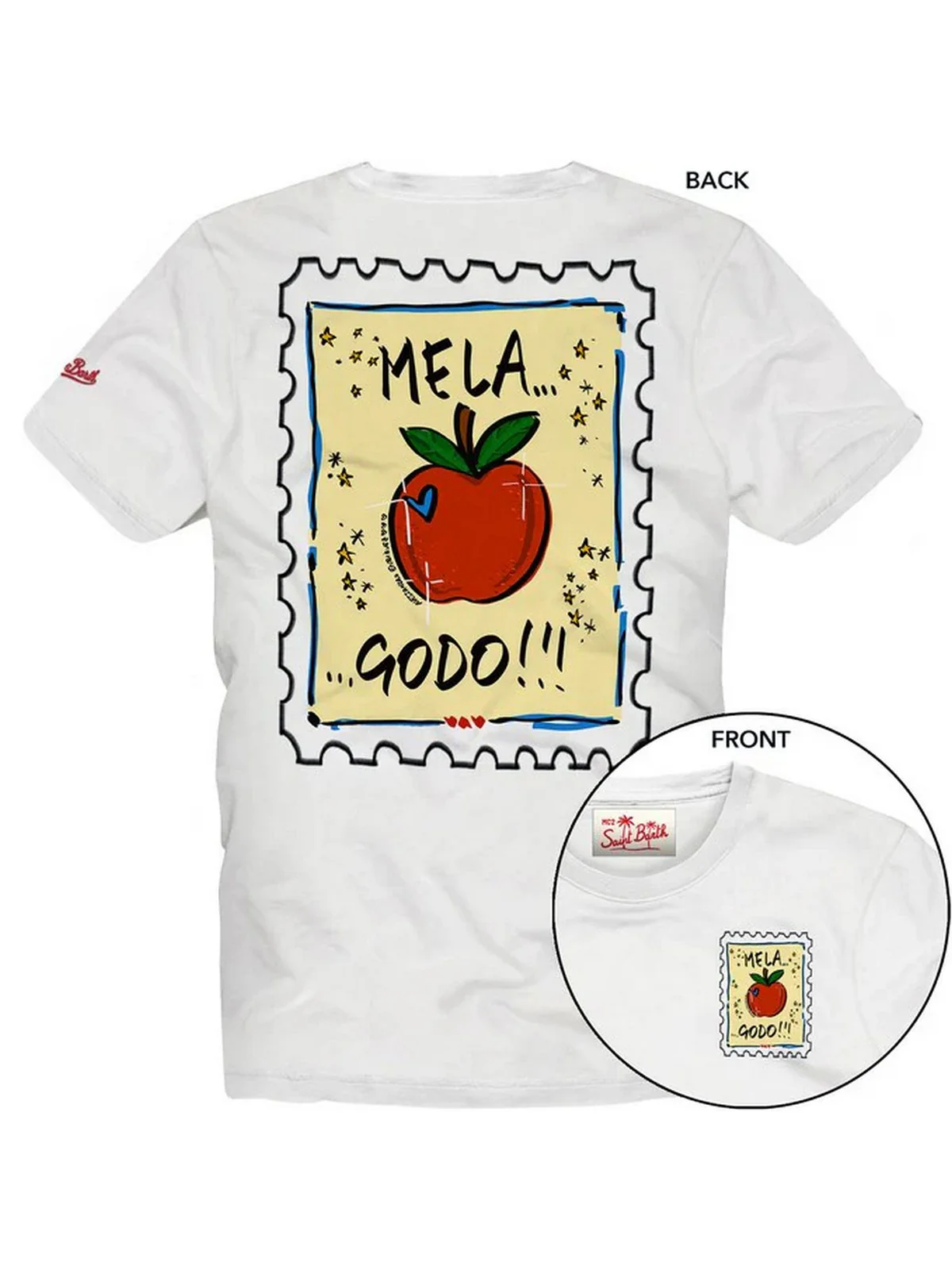 MC2 SAINT BARTH T-shirt Uomo  TSHIRT MAN 05386H MELA GODO 01N - Image 2