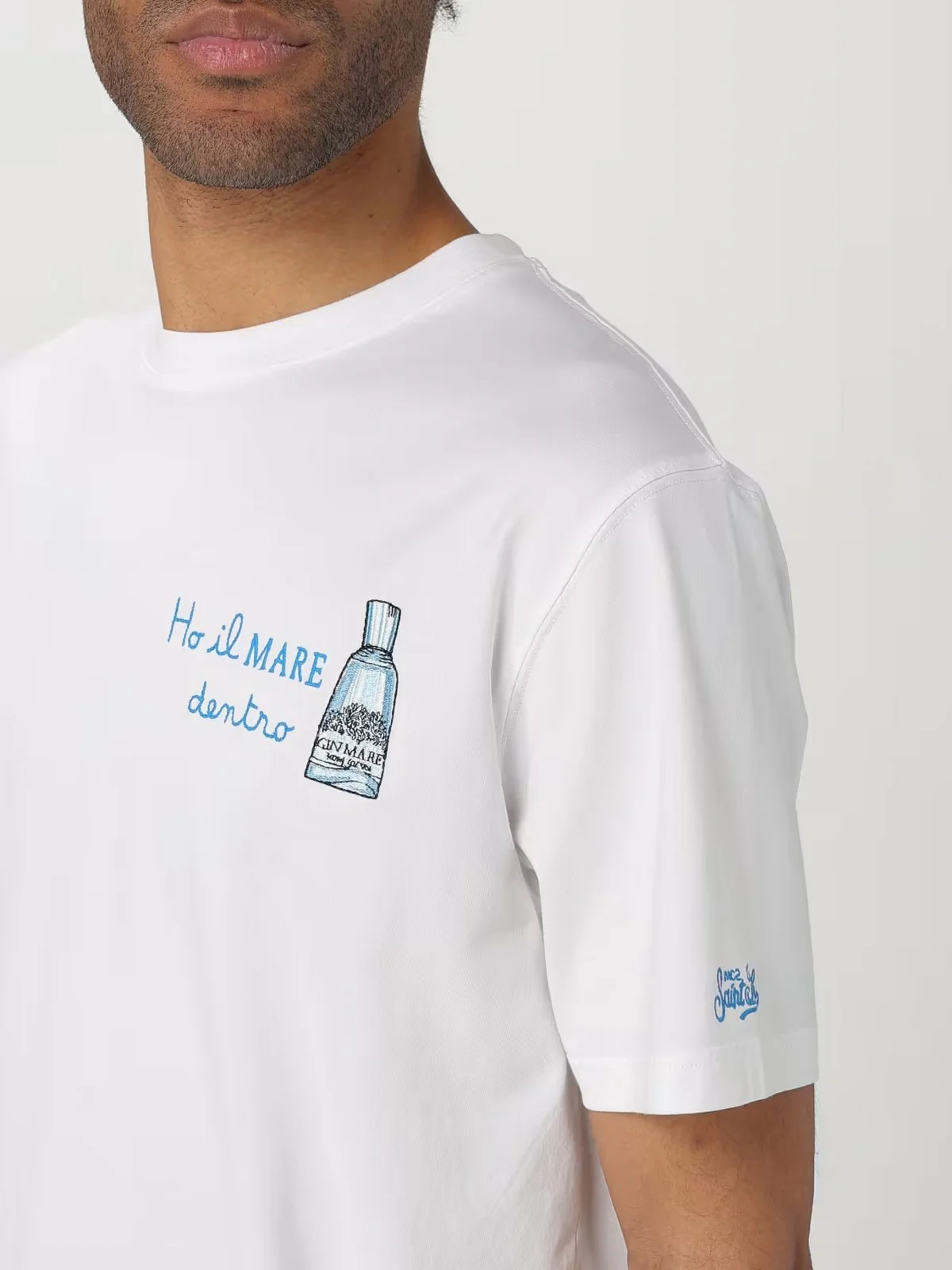 MC2 SAINT BARTH T-shirt Uomo  TSHIRT MAN 05437H Bianco - Image 4
