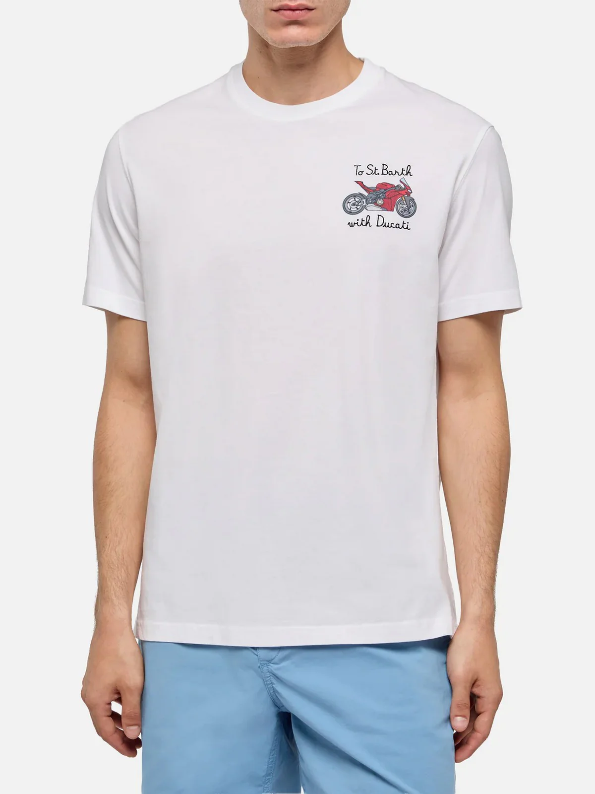 MC2 SAINT BARTH T-shirt Uomo  TSHIRT MAN 05712H DUCATI A SB 01N EMB - Image 2