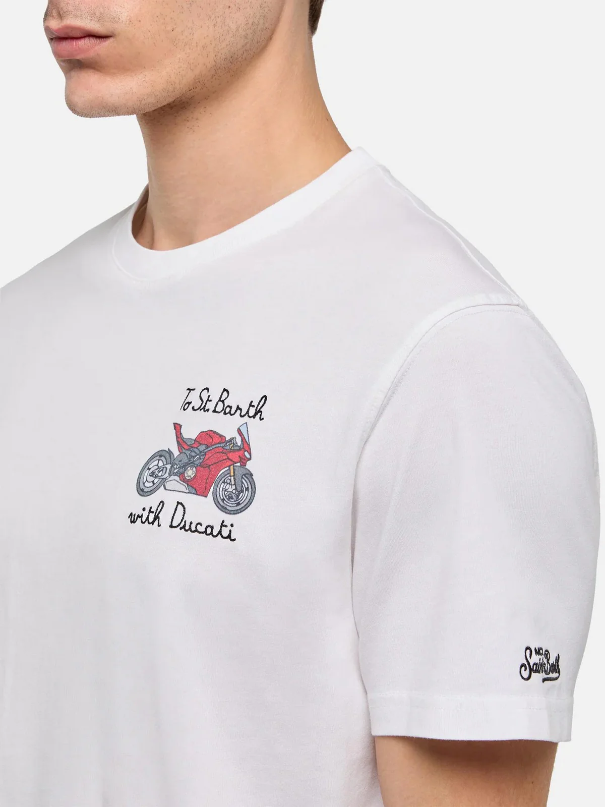 MC2 SAINT BARTH T-shirt Uomo  TSHIRT MAN 05712H DUCATI A SB 01N EMB - Image 3