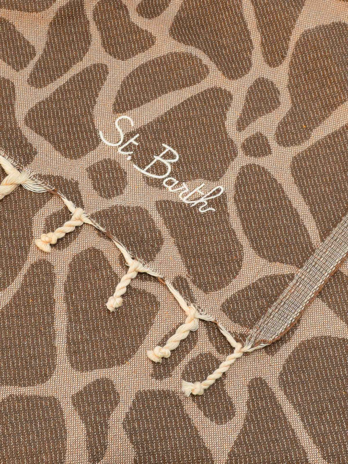 MC2 SAINT BARTH Telo mare Donna  FOUTAS J N 01061L GIRAFFE SKIN 18 EMB - Image 3