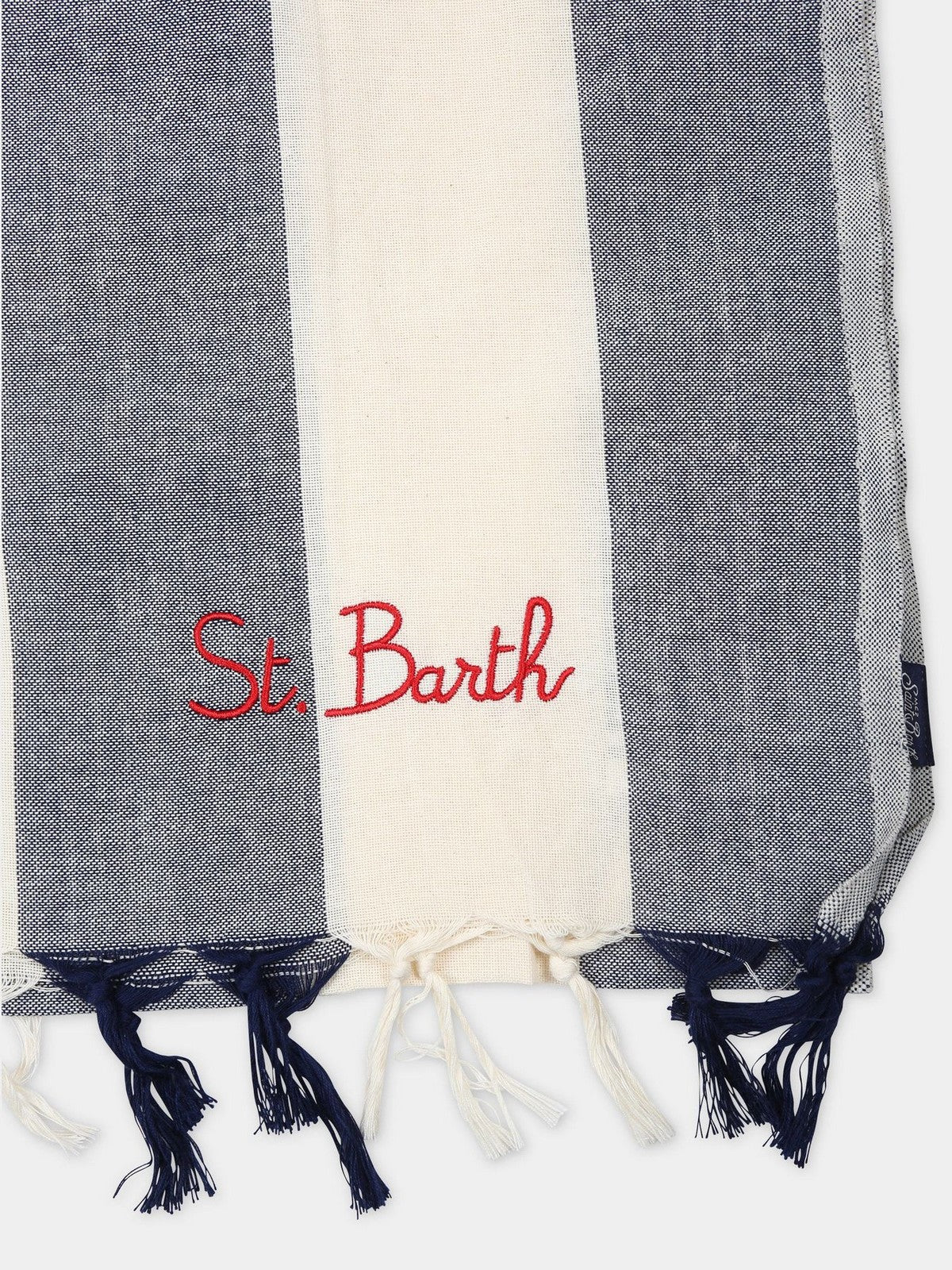 MC2 SAINT BARTH Telo mare Donna  FOUTAS LIGHT N 00233F Blu - Image 3