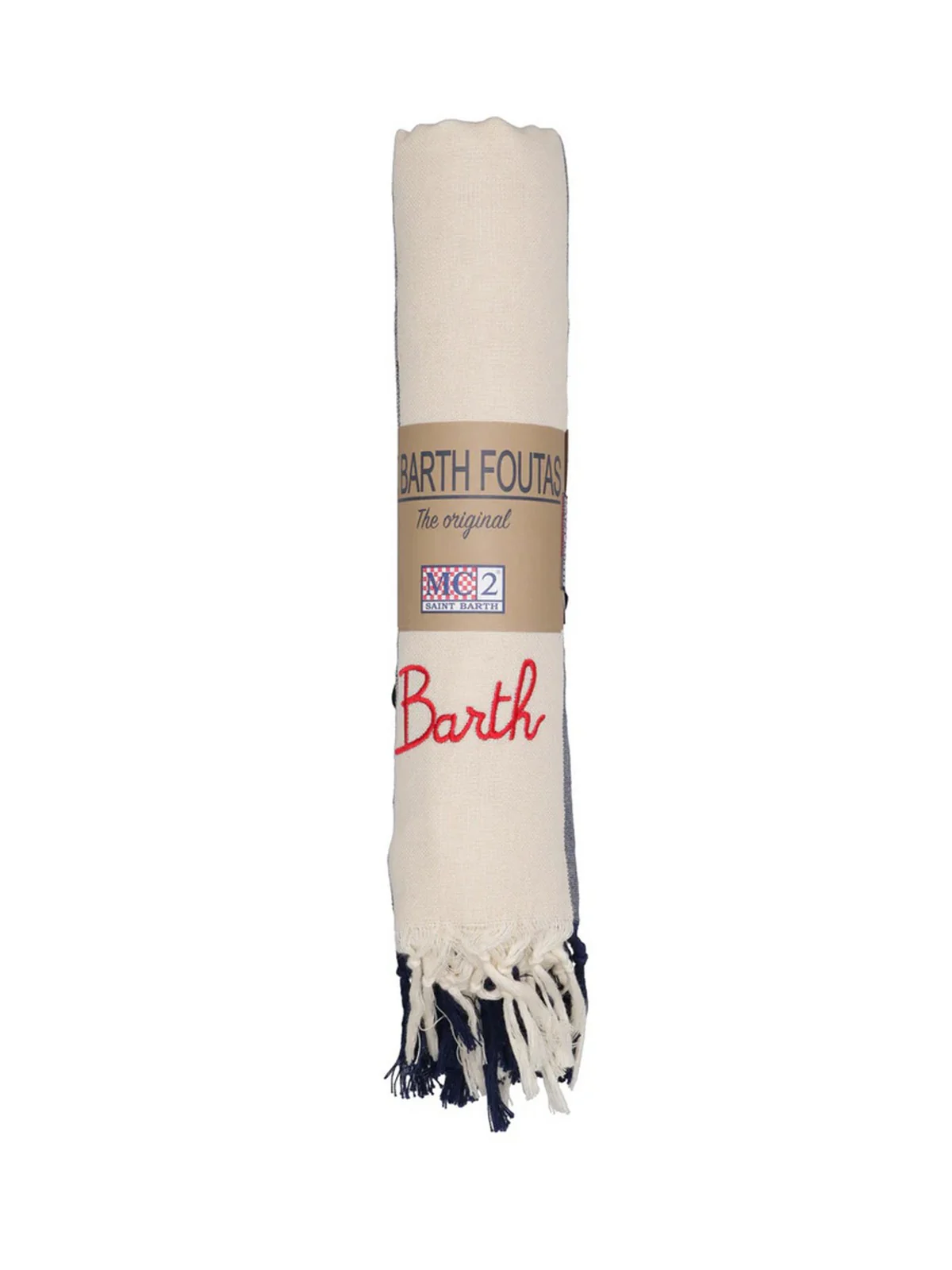 MC2 SAINT BARTH Telo mare Donna  FOUTAS LIGHT N 00233F Blu - Image 4