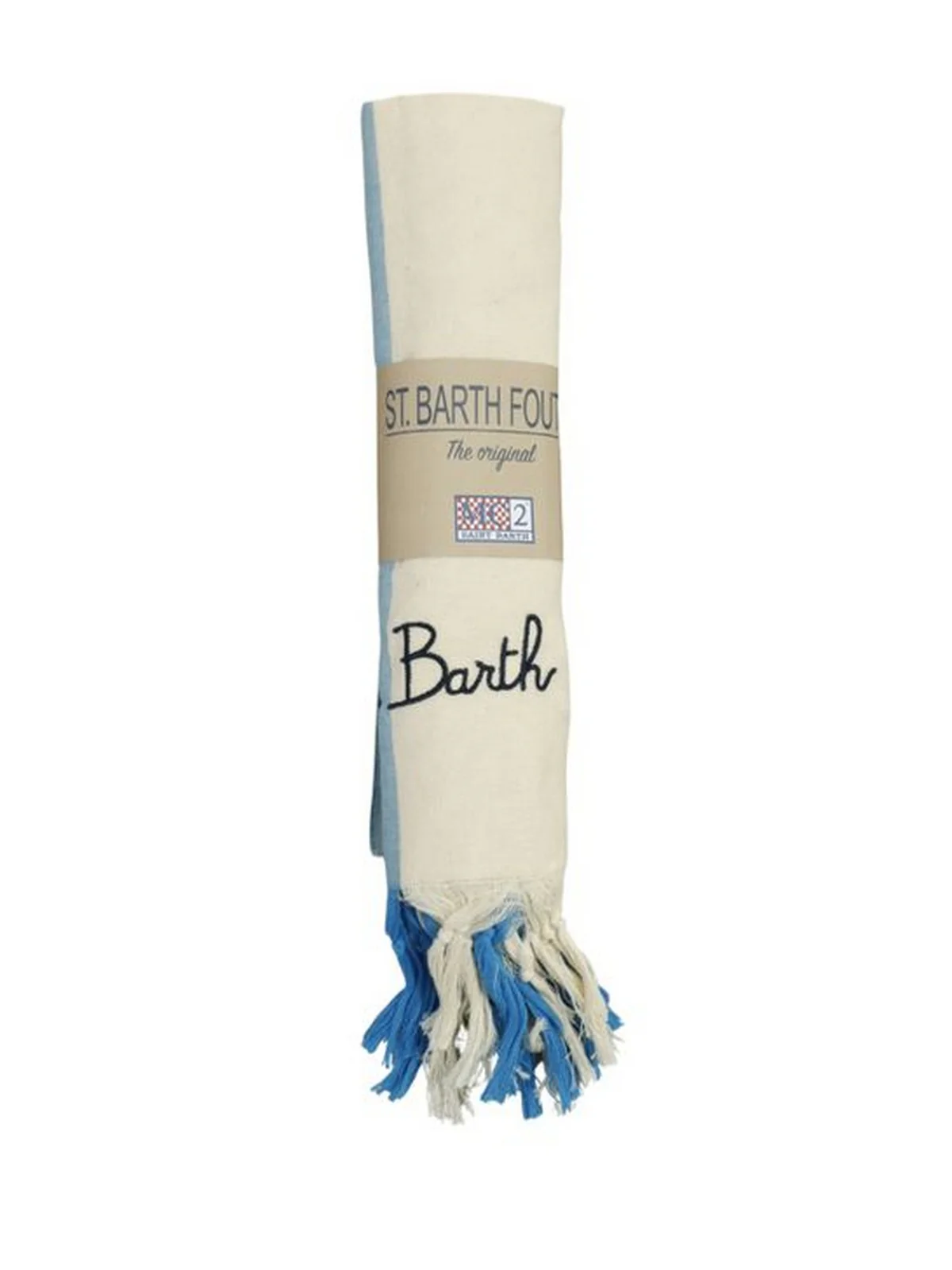 MC2 SAINT BARTH Telo mare Donna  FOUTASPONGE 02032H Blu - Image 2