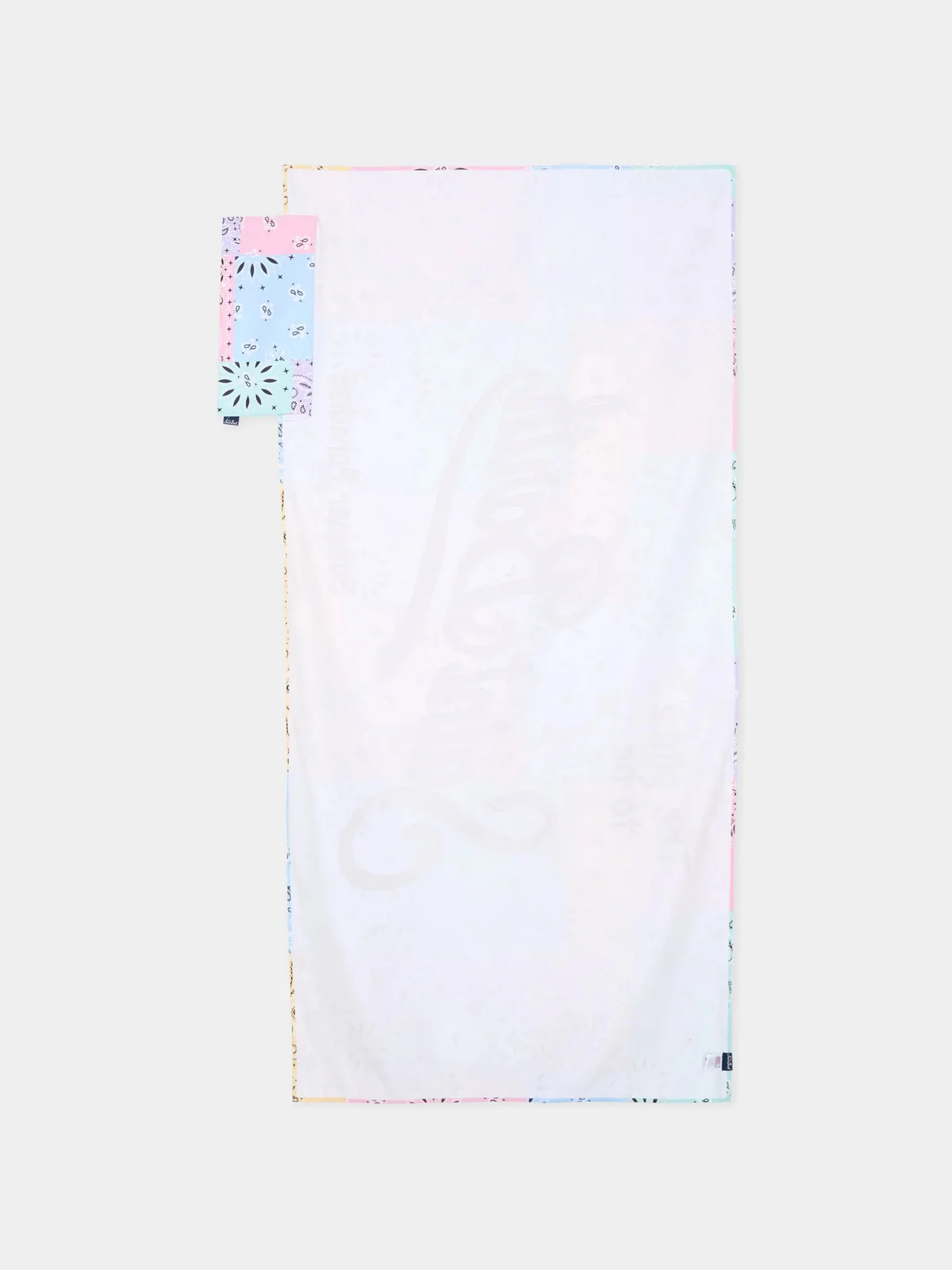 MC2 SAINT BARTH Telo mare Unisex adulto  AIDAN 03277L BANDANNA ROUND COLOR - Image 2
