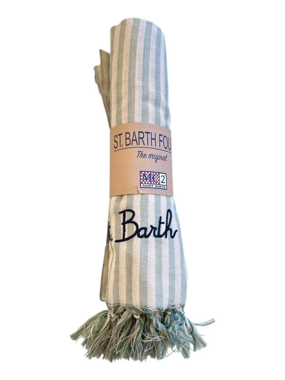 MC2 SAINT BARTH Telo mare Uomo  FOUTAS LIGHT N 02036H STRIPES S V 53 EMB - Image 2