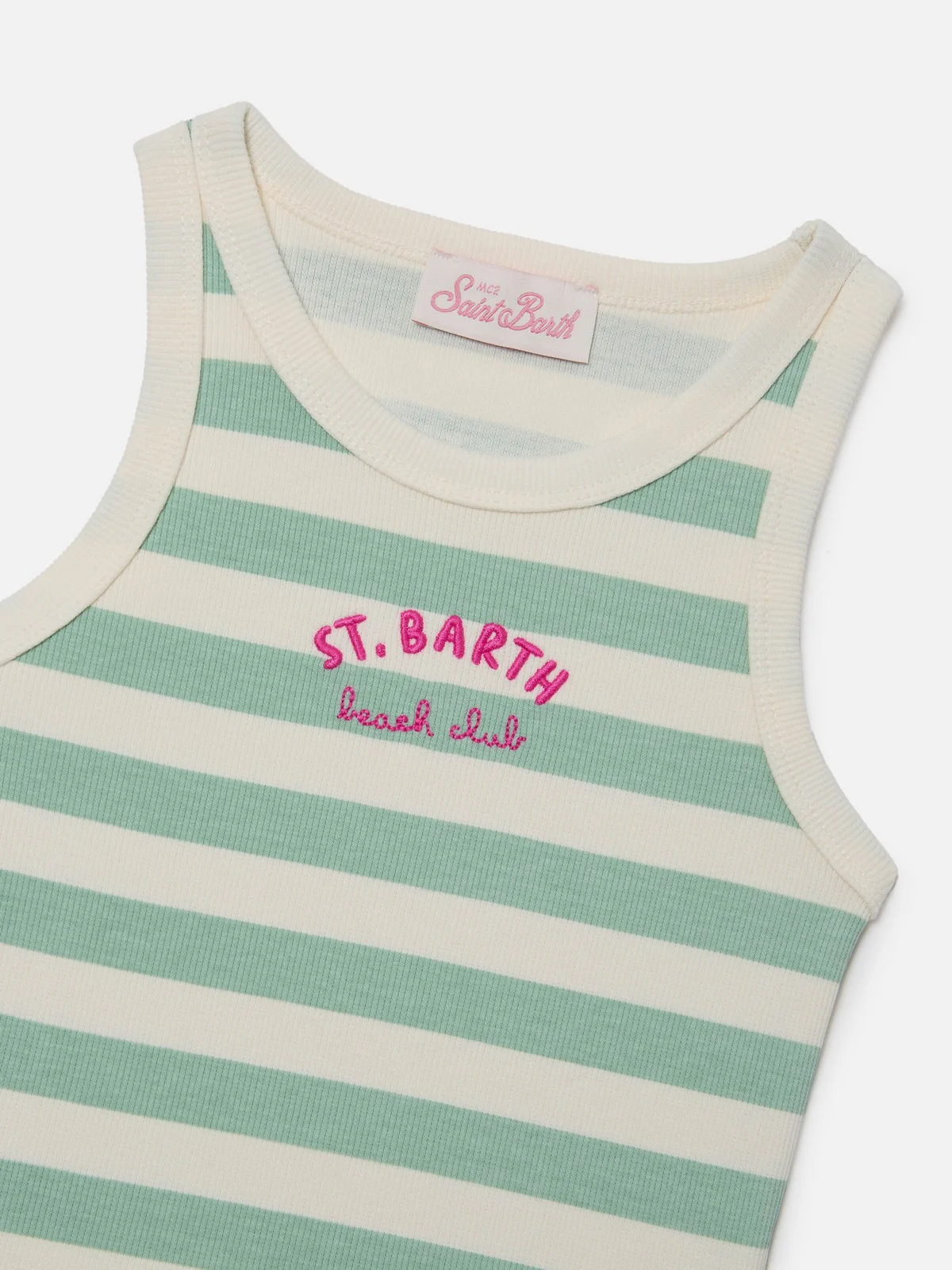 MC2 SAINT BARTH Top Donna  ADA 02262L RIB BEACH CLUB STRIPES 5310 EMB - Image 3