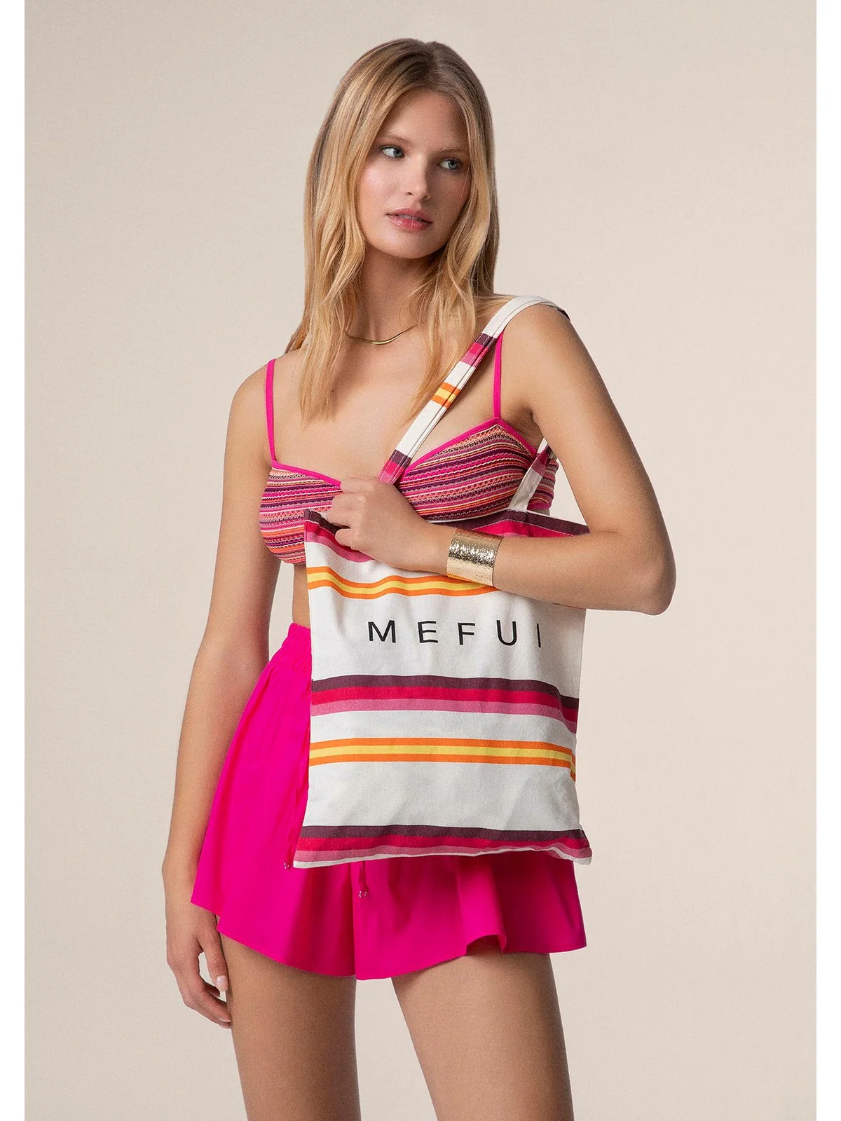 ME FUI borsa mare Donna  MA25-A070FX FUXIA - Image 2