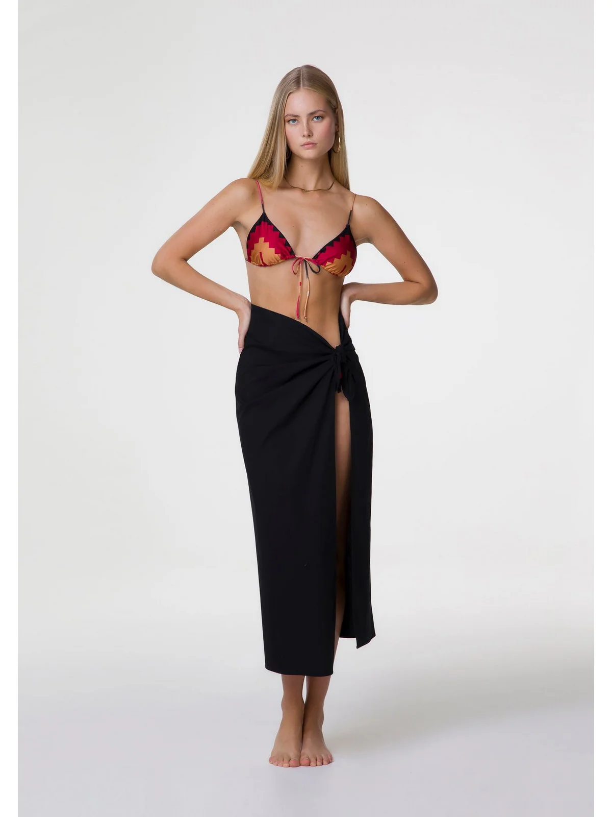 ME FUI Copricostume Donna  MF24-0318BK Nero - Image 2
