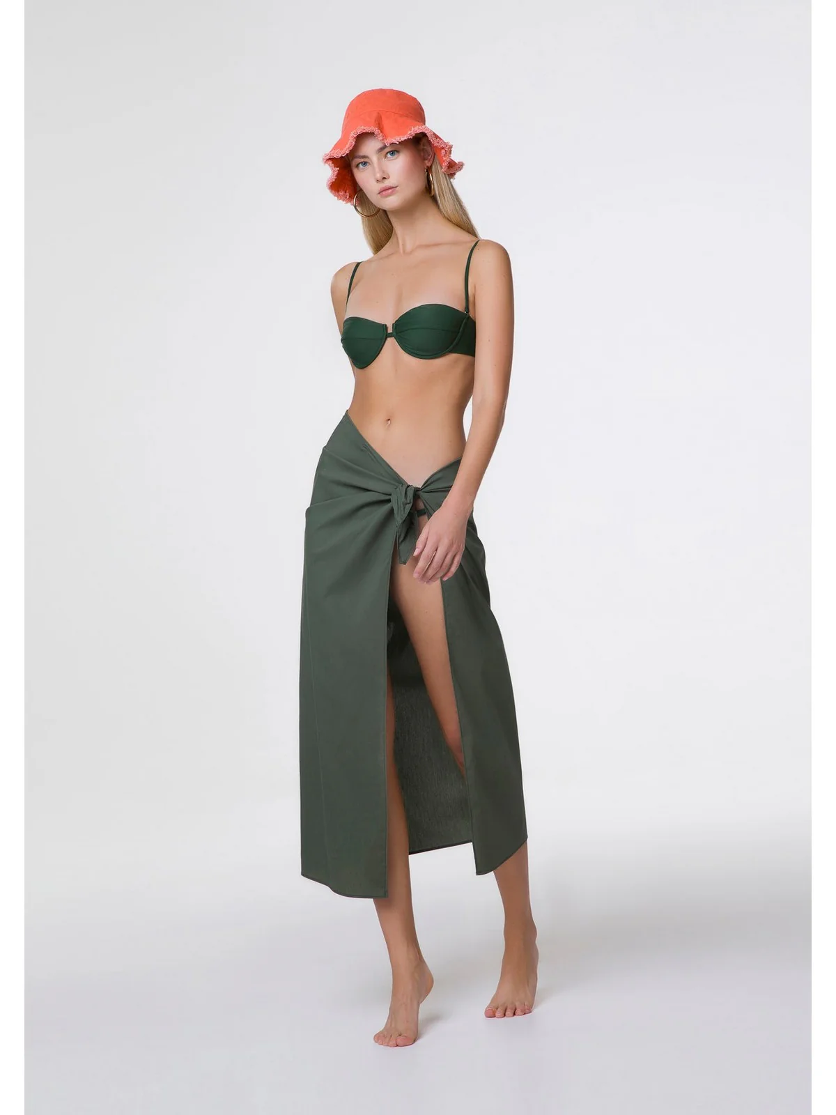 ME FUI Copricostume Donna  MF24-0318MG Verde - Image 3
