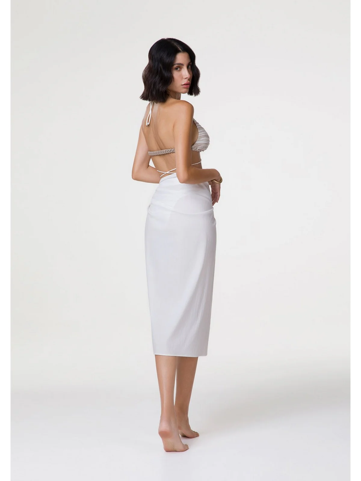 ME FUI Copricostume Donna  MF24-0318WH Bianco - Image 2