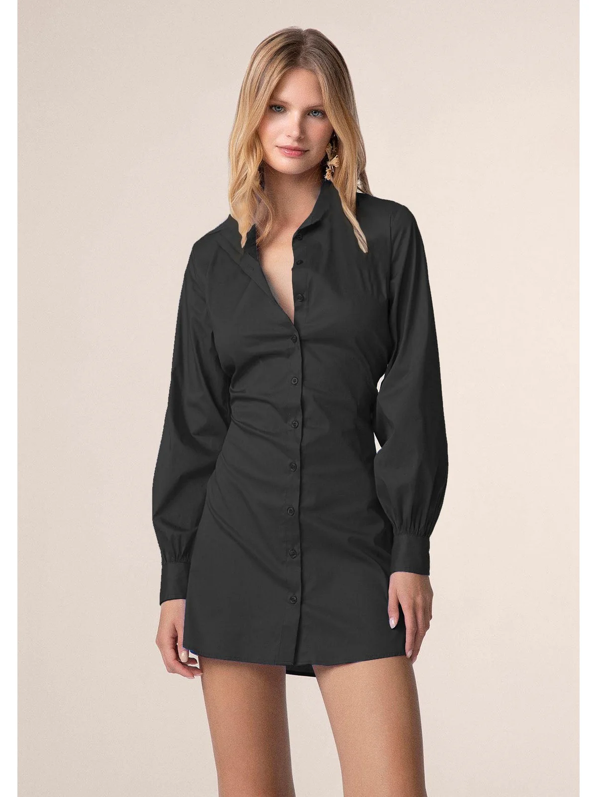 ME FUI Copricostume Donna  MF25-0109BK BLACK - Image 2