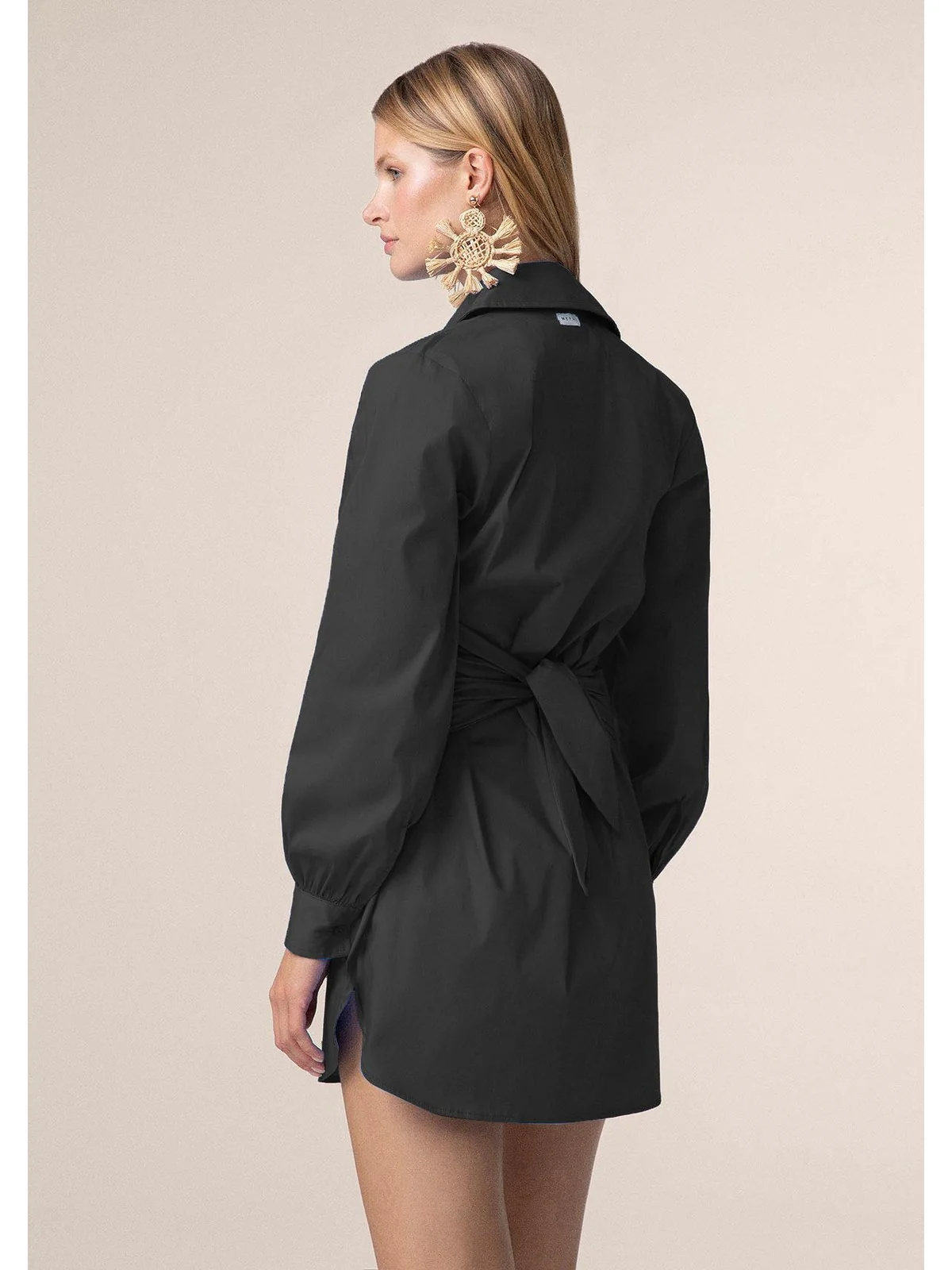 ME FUI Copricostume Donna  MF25-0109BK BLACK - Image 3