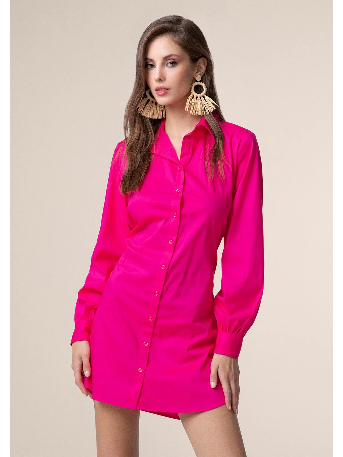 ME FUI Copricostume Donna  MF25-0109FX FUXIA - Image 3