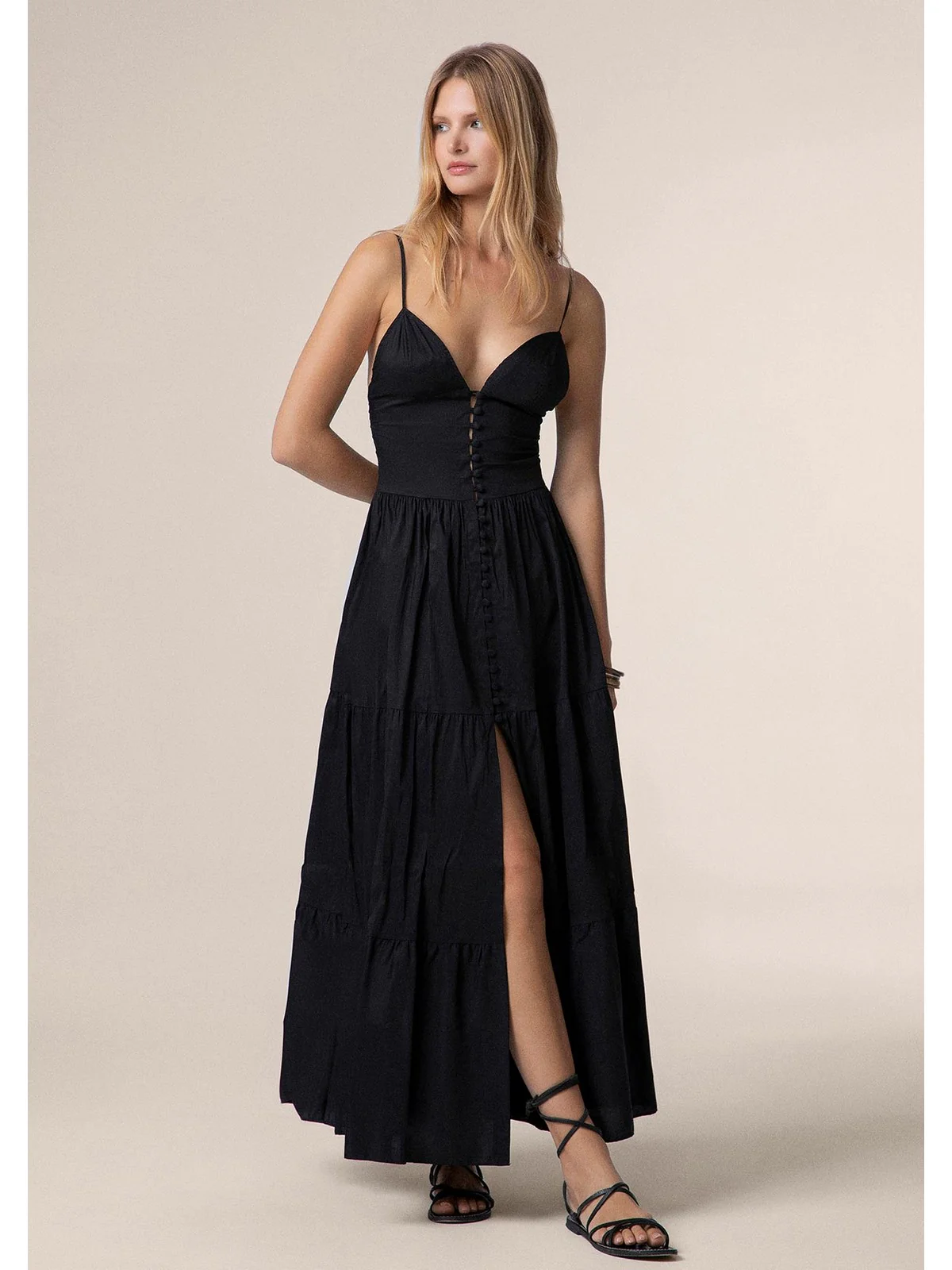 ME FUI Copricostume Donna  MF25-0110BK BLACK - Image 2