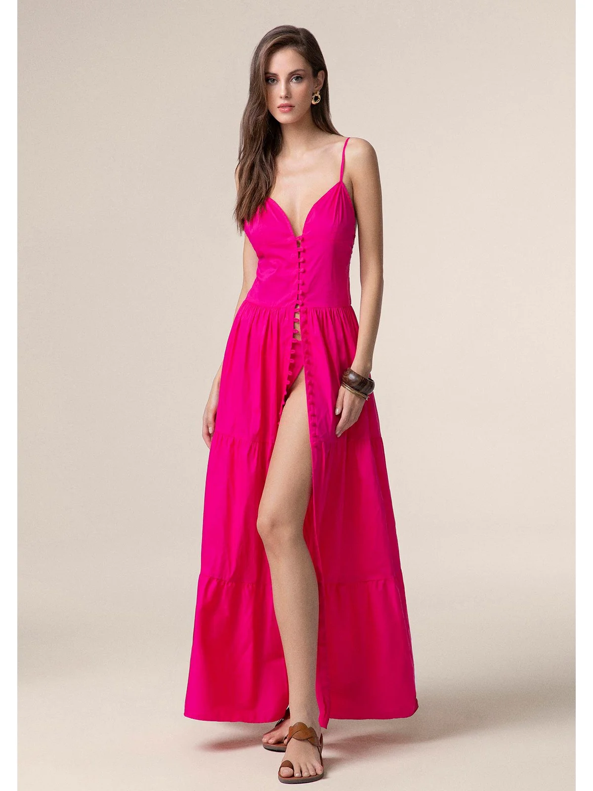 ME FUI Copricostume Donna  MF25-0110FX FUXIA - Image 2