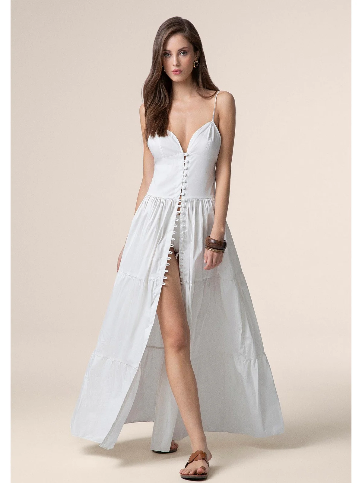 ME FUI Copricostume Donna  MF25-0110WH WHITE - Image 3