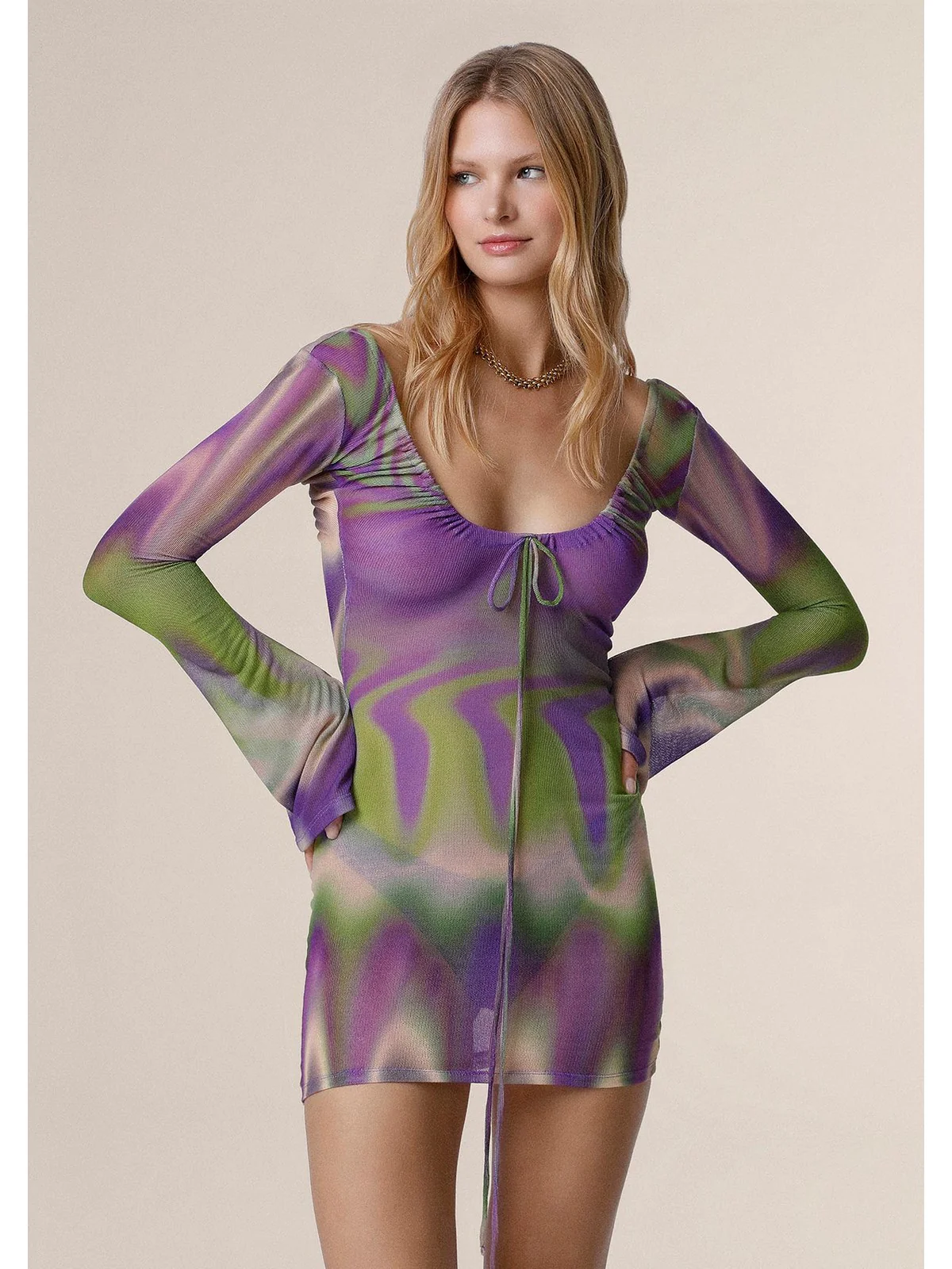 ME FUI Copricostume Donna  MF25-0426_X21 Fantasia - Image 2