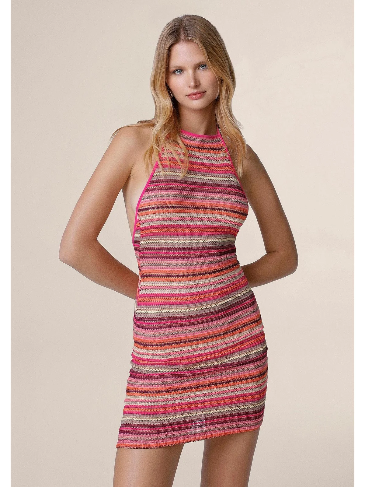 ME FUI Copricostume Donna  MF25-0616FX FUXIA - Image 2