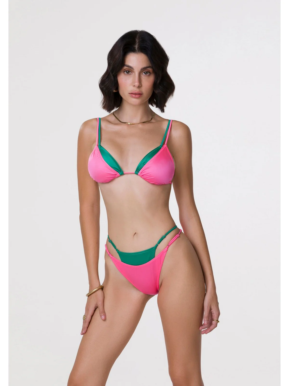 ME FUI Costume da bagno Donna  MF24-0010FX Rosa - Image 3