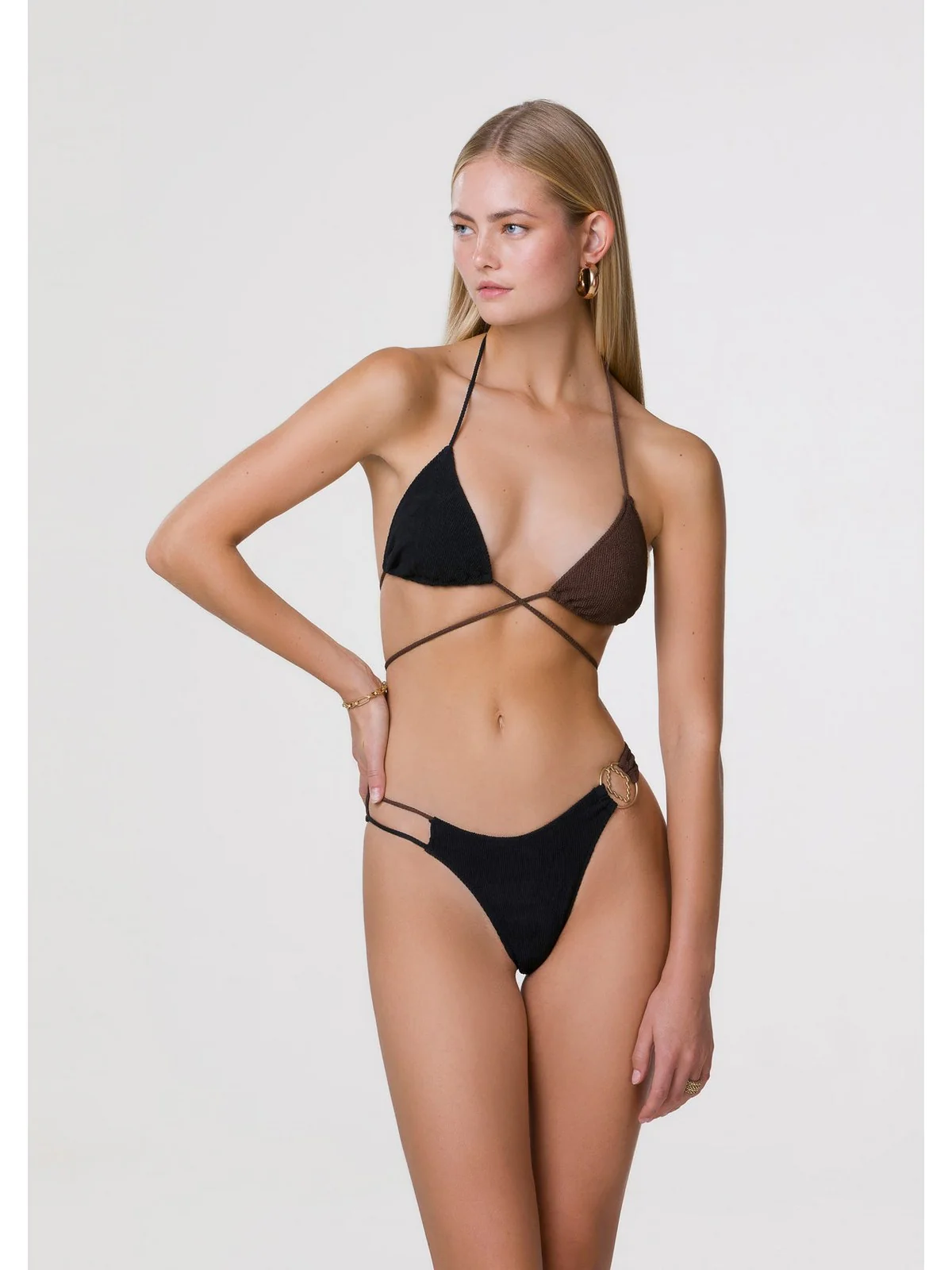 ME FUI Costume da bagno Donna  MF24-0200BK Nero - Image 3