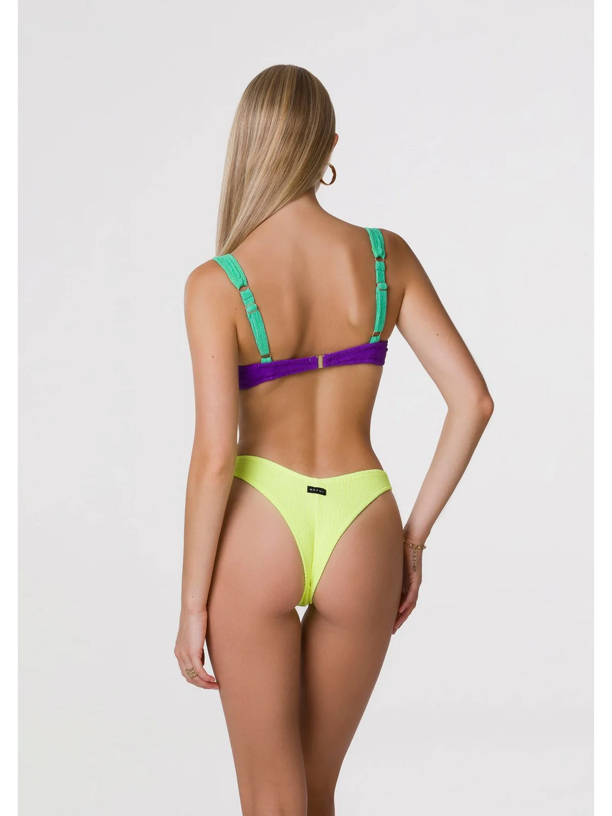ME FUI Costume da bagno Donna  MF24-0211AQ Turchese - Image 2