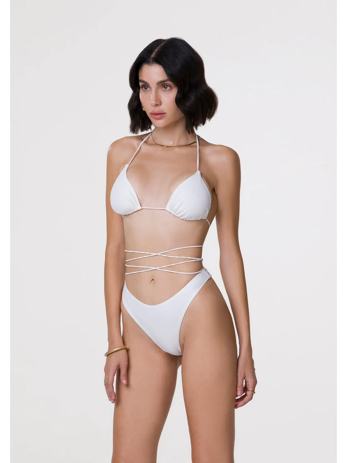 ME FUI Costume da bagno Donna  MF24-0310WH Bianco - Image 3