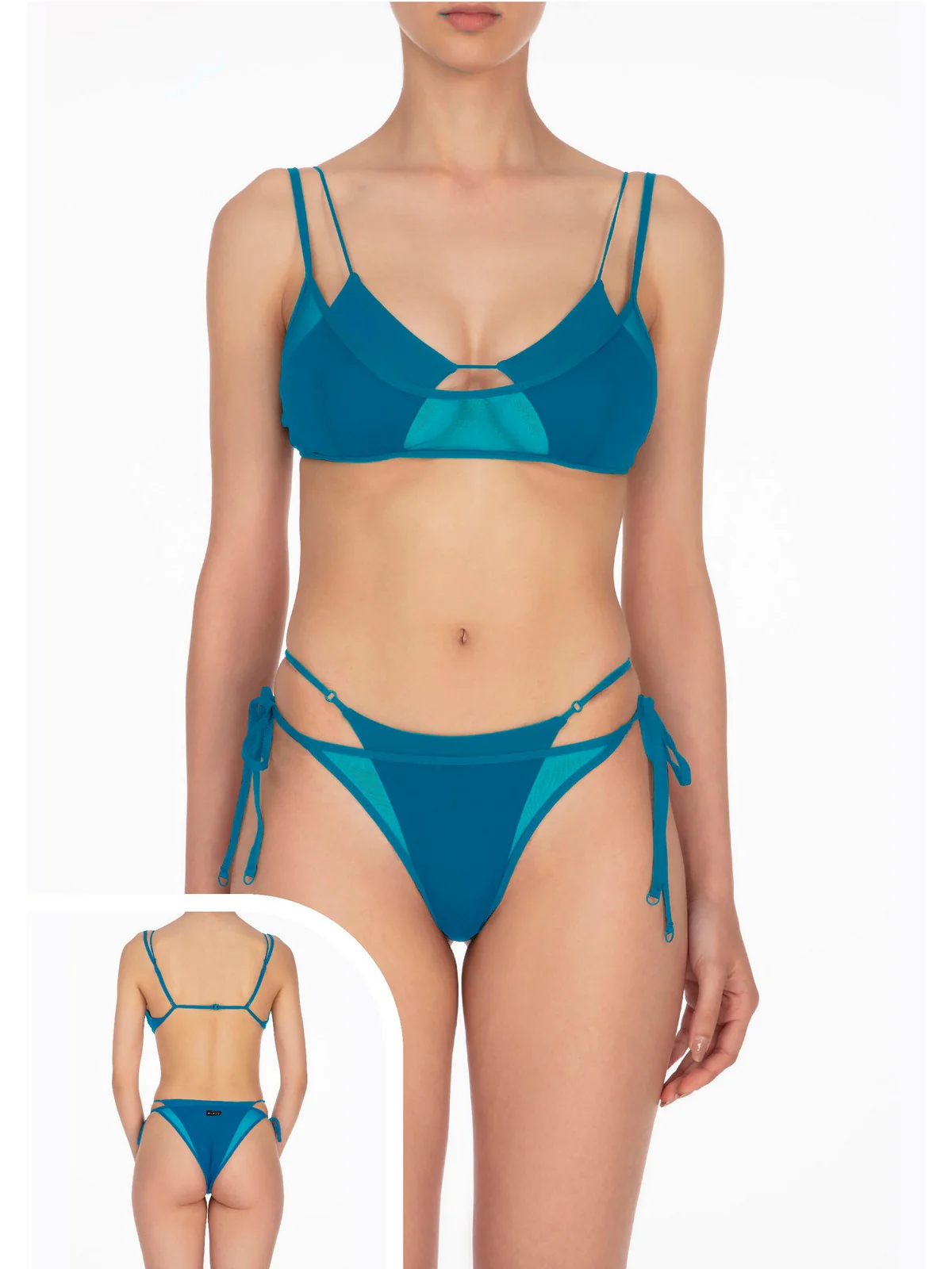 ME FUI Costume da bagno Donna  MF24-0701TQ Turchese - Image 2
