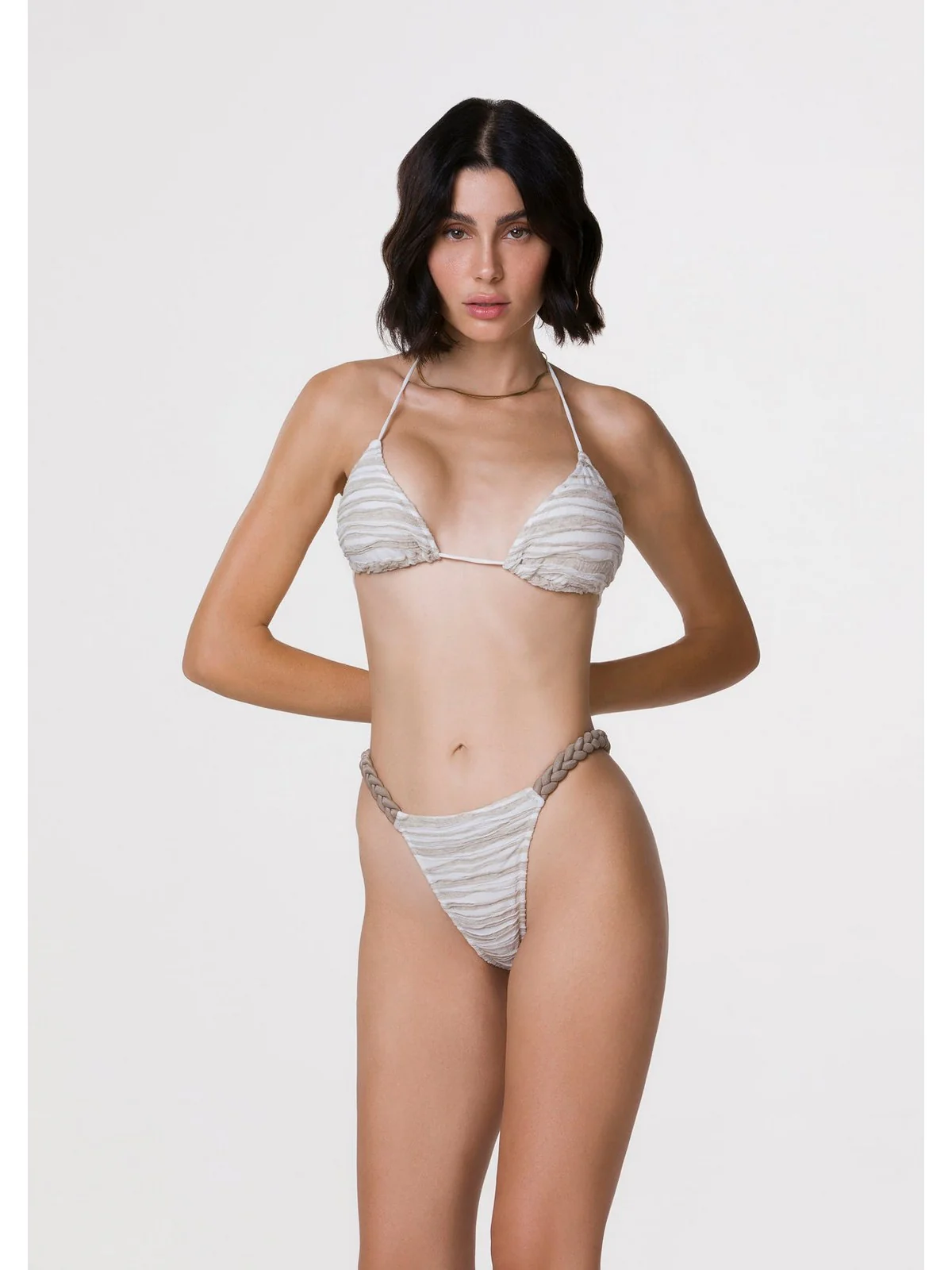 ME FUI Costume da bagno Donna  MF24-0720BG Beige - Image 3