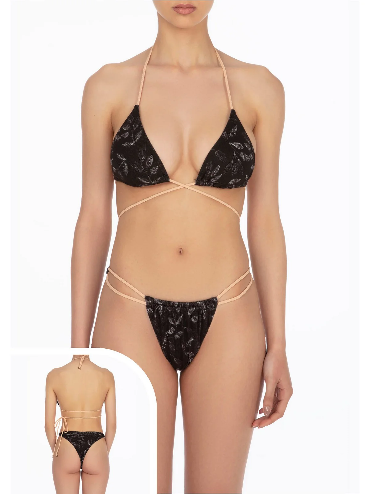 ME FUI Costume da bagno Donna  MF24-0740X1 Nero - Image 2