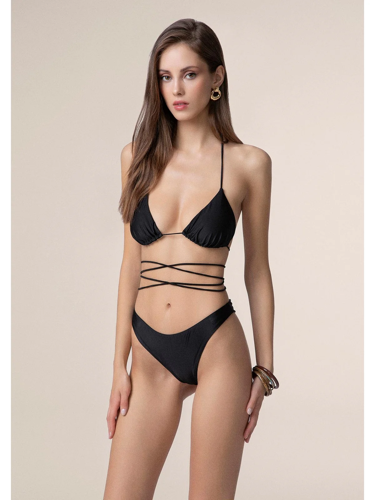 ME FUI Costume da bagno Donna  MF25-0100_BK BLACK - Image 4