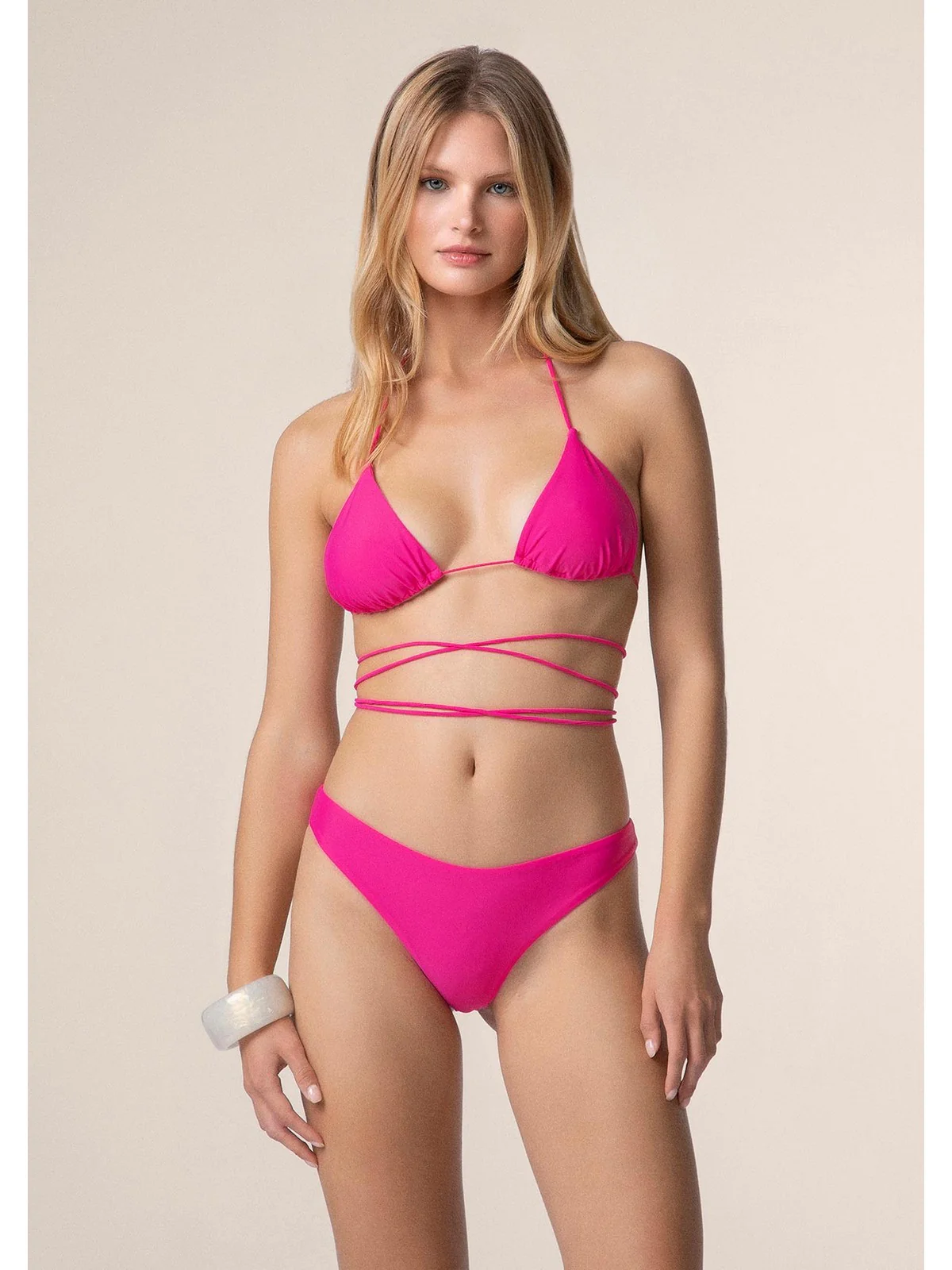 ME FUI Costume da bagno Donna  MF25-0100_FX FUXIA - Image 3