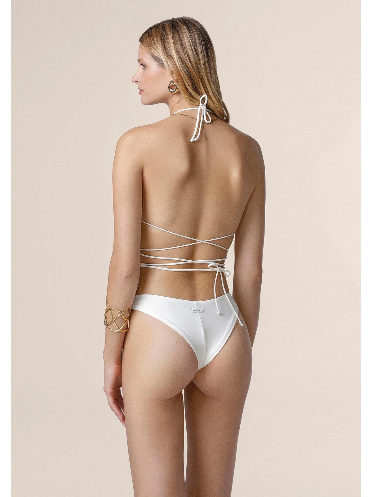 ME FUI Costume da bagno Donna  MF25-0100_WH WHITE - Image 2