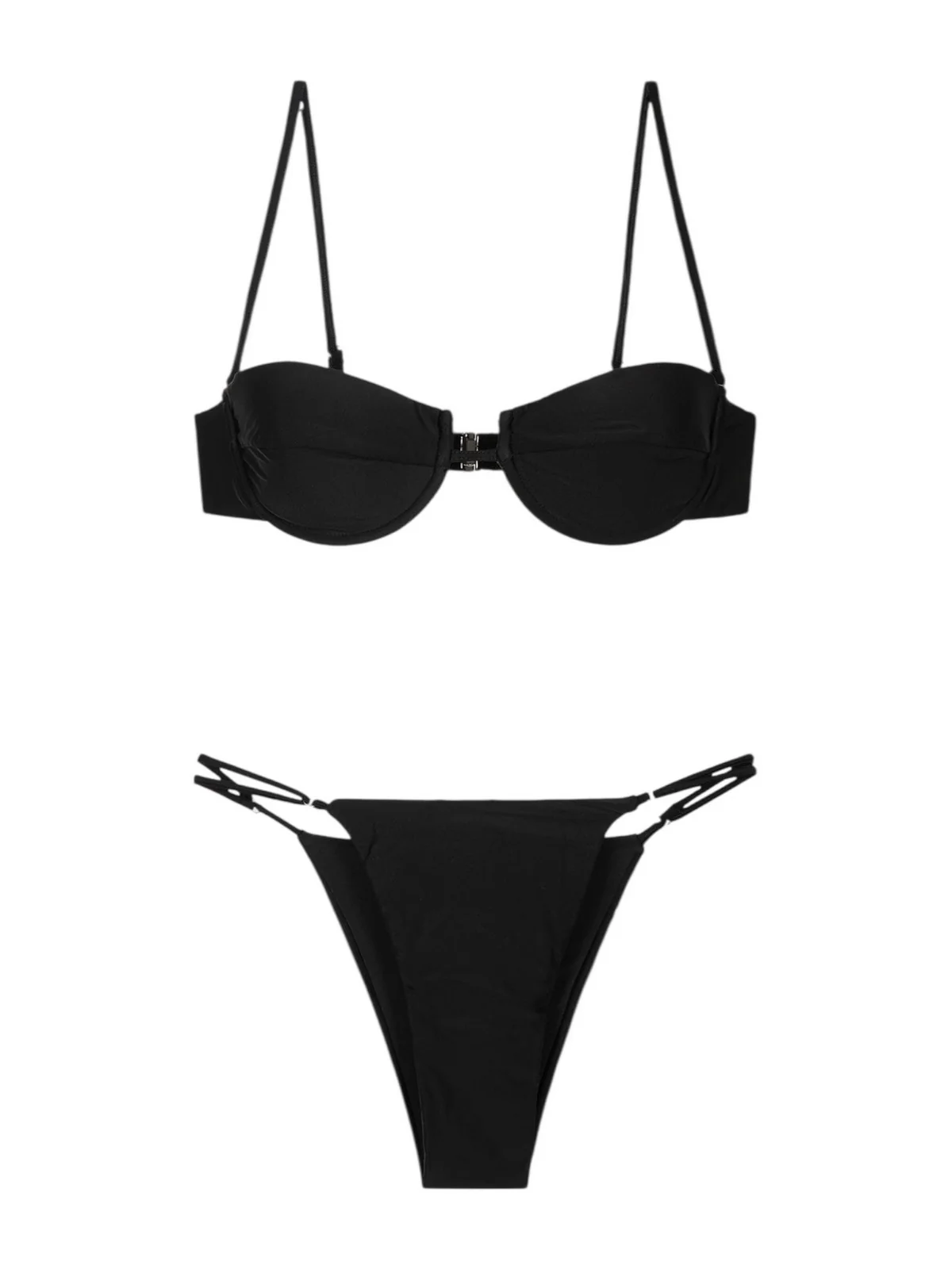 ME FUI Costume da bagno Donna MF25-0101_BK BLACK