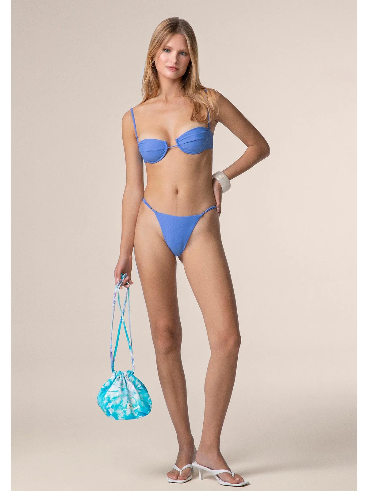 ME FUI Costume da bagno Donna  MF25-0101_SB SKY BLUE - Image 3