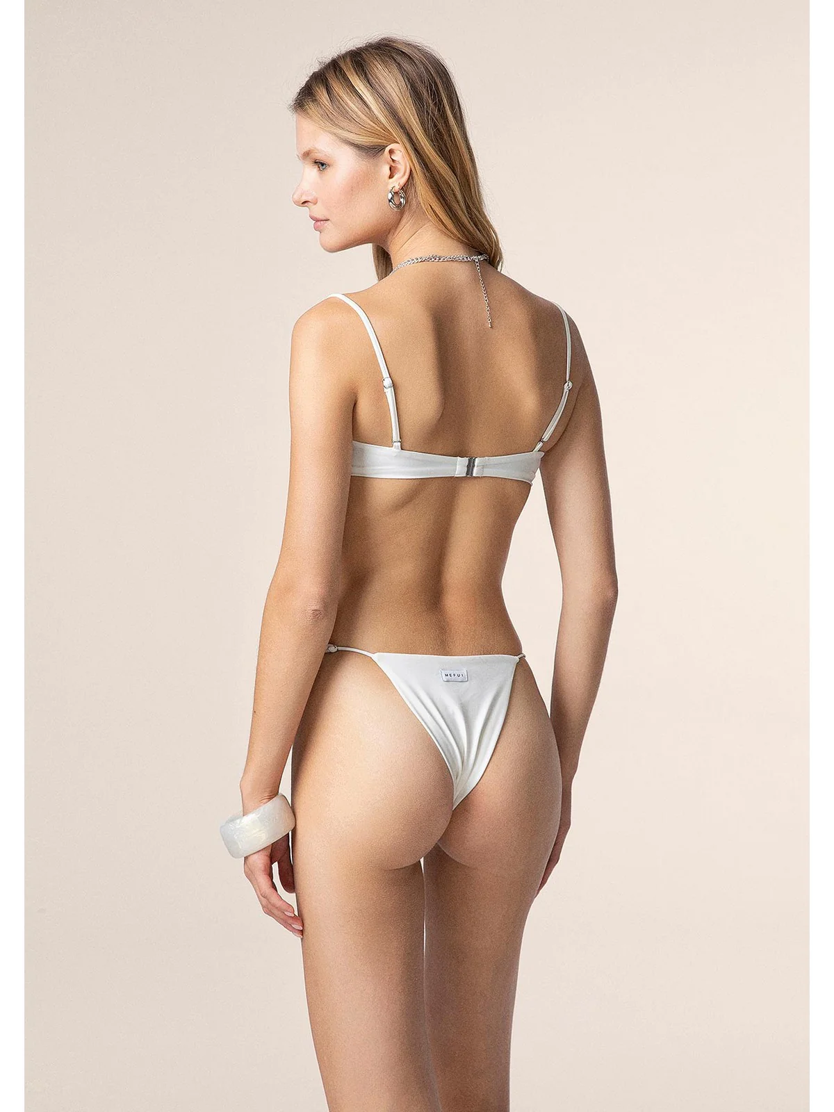 ME FUI Costume da bagno Donna MF25-0101_WH WHITE - Image 2