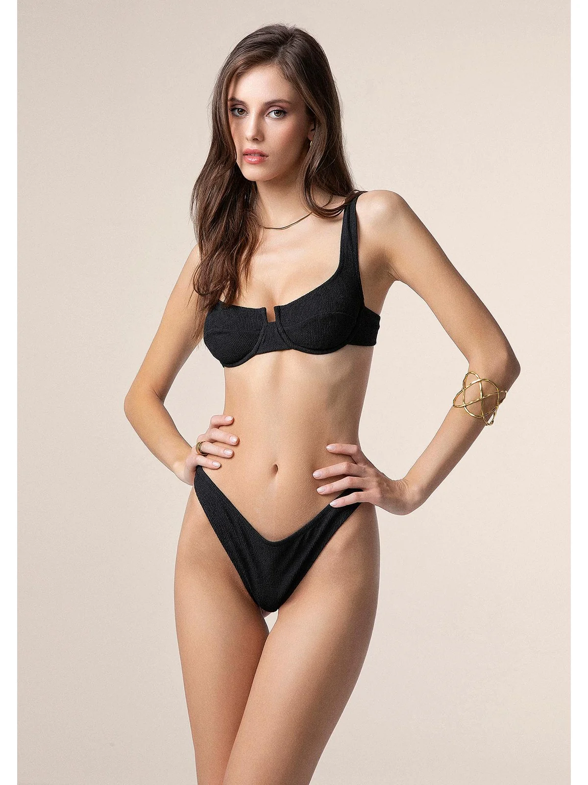 ME FUI Costume da bagno Donna  MF25-0502BK BLACK - Image 2