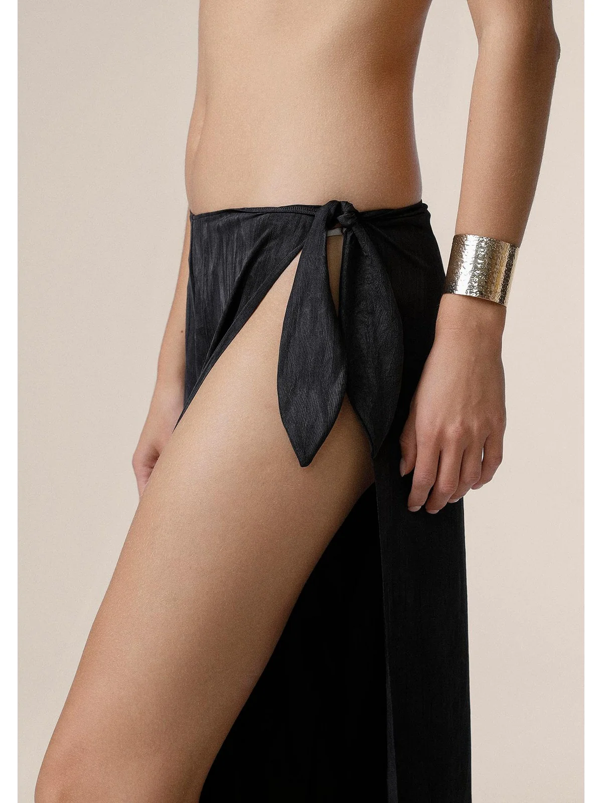 ME FUI Pareo Donna  MF25-0328BK BLACK - Image 2