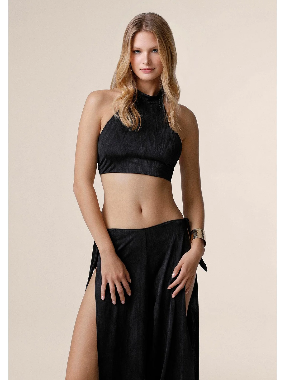 ME FUI Top Donna  MF25-0327BK BLACK - Image 3