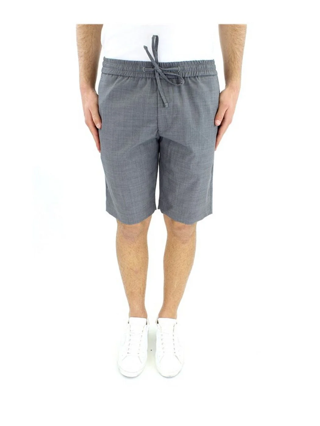 MICHAEL COAL Bermuda Uomo Corto MCMAX3688S22 Grigio - Image 8